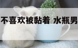 水瓶座男生不喜欢被黏着 水瓶男不粘人是不喜欢吗