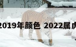 属虎2019年颜色 2022属虎颜色