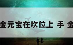 手相金元宝在坎位上 手 金元宝